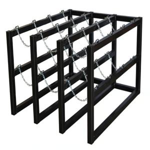 JUSTRITE 35140 Gas Cylinder Storage Rack, 3 x 4 Feet Size, Steel | CD8DEB