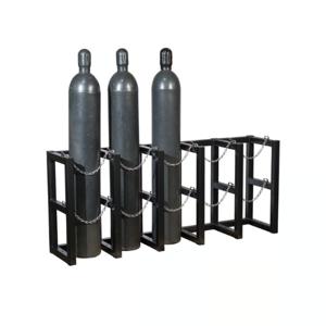 JUSTRITE 35166 Gas Cylinder Storage Rack, 5 x 1 Feet Size, Steel | CD8DEG