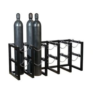 JUSTRITE 35172 Gas Cylinder Storage Rack, 5 x 2 Feet Size, Steel | CD8DEH