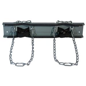 JUSTRITE 35268 Gas Cylinder Support Bracket, Wall Mount, 2 Cylinders, Steel | CD8DFP