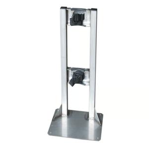 JUSTRITE 35280 Gas Cylinder Stand, 1 Cylinder, Stainless Steel | CD8DFW