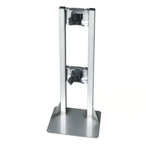 JUSTRITE 35280 Gas Cylinder Stand, 1 Cylinder, Stainless Steel | CD8DFW