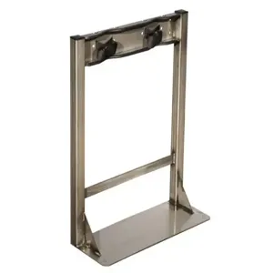 JUSTRITE 35290 Gas Cylinder Stand, 2 Cylinders, Stainless Steel | CD8DGA