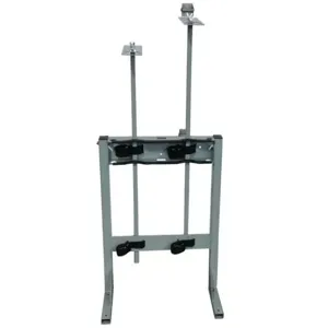 JUSTRITE 35292 Gas Cylinder Stand, 2 Cylinder, Lockpost, Steel | CD8DGB