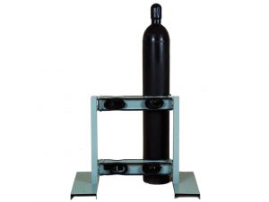JUSTRITE 35296 Gas Cylinder Stand, 4 Cylinders, Steel | CD8DGD