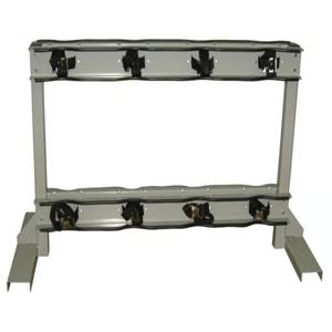 JUSTRITE 35302 Gas Cylinder Stand, 8 Cylinders, Steel | CD8DGG