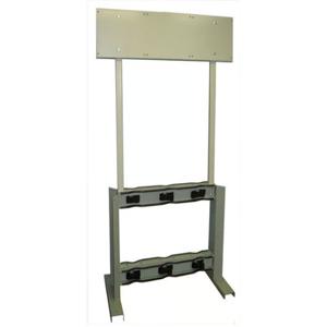 JUSTRITE 35314 Gas Cylinder Process Stand, 6 Cylinders, Steel | CD8DGN