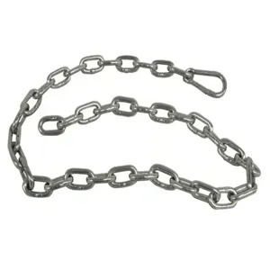 JUSTRITE 35368 Chain, Gas Cylinder, 41 Inch Length, Stainless Steel | CD8DHH