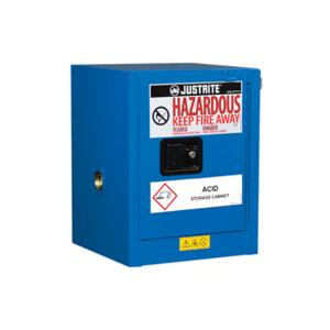 JUSTRITE 8604282 Hazardous Material Cabinet, 1 Door Self Close, 4 Gallon, 559 x 432 x 432mm Size | CD8CLE JCB8604282, 86042821