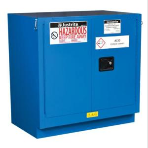 JUSTRITE 8630282 Hazardous Material Cabinet, 1 Shelf, 30 Gallon, 1118 x 1092 x 457mm Size | CD8CLR JCB8630282, 86302821