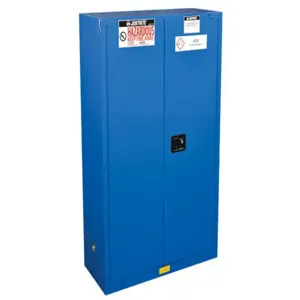 JUSTRITE 864528 Hazardous Material Cabinet, Self Close, 2 Shelves, 45 Gallon, 1651 x 1092 x 457mm Size | CD8CLT JCB8645281, 8645281