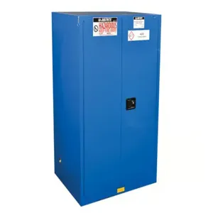 JUSTRITE 869028 Hazardous Material Cabinet, Self Close, 2 Shelves, 90 Gallon, 1651 x 1092 x 864mm Size | CD8CLY JCB8690281, 8690281