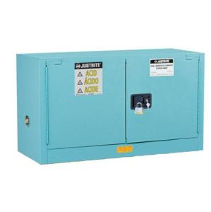 JUSTRITE 8917022 Corrosive/Acid Safety Cabinet 1 Shelf, 2 Doors, Manual Close, 17 Gallon | CD8CRJ 89170221