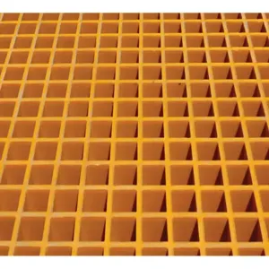 JUSTRITE 915201 Fiber Glass Grating with Sump Liner For Outdoor Safety Locker, Sump Liner, 2 Drum | CD8DBF