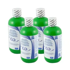 JUSTRITE ADDR4PKUS Eyewash Additive Solution, Pack Of 4 | CH6GAP