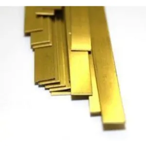 K S PRECISION METALS 9842 Strip, 0.5mm x 18mm x 300mm, Brass, Pack Of 3 | CD7BCL