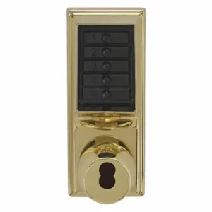 KABA 1021B-03-41 Mechanical Push Button Lockset, Knob, Entry, Best And Equivalents | CR6HAR 44ZY53