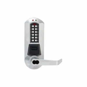 KABA E5710BWL-626-41 E-Plex Electronic Locks, Storeroom, Keypad And Proximity Card, Cylindrical Mounting, Metal | CR6HDF 44ZY46