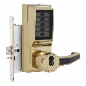 KABA L8146B-03-41 Mechanical Push Button Lockset, Lever, Entry, Best And Equivalents, Left | CR6HBE 44ZY29