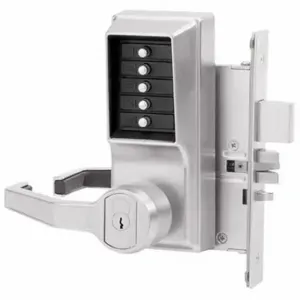 KABA L8148B-26D-41 Mechanical Push Button Lockset, Lever, Entry, Best And Equivalents, Left | CR6HBA 44ZY50