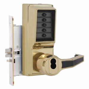 KABA R8146B-03-41 Mechanical Push Button Lockset, Lever, Entry, Best And Equivalents, Right | CR6HBG 44ZY26