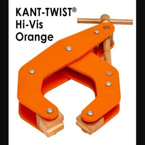 KANT-TWIST K025TDHVO Cantilever Clamp, 2.5 Inch Jaw Opening, Deep Reach, Orange | CD8YPK