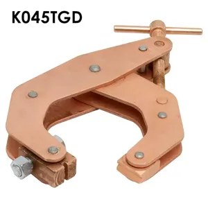 KANT-TWIST K045TGD Welding Ground Clamp, Copper Plated Spindle And Clamp Jaw | CD8YQM 31HG56