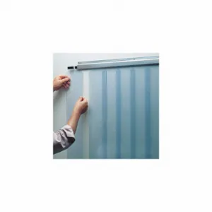 KASON 401SA6063884 Curtain Kit, 38 Inch X 84 Inch, 0.06 Inch Thick, 6 Inch Wide | CR6HQQ 43WT04