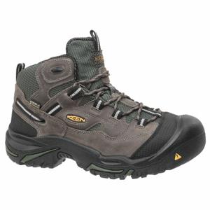 KEEN 1011243 Work Boot, Ee, 8 1/2, Hiker Boot Footwear, MenS, Gray/Olive, 1 Pr | CR6JVL 52EA39