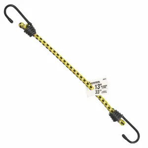 KEEPER 06014 Bungee Cord, Polypropylene, Multicolored, S-Hooks, 13 Inch Bungee Length | CF2NNY 55JF74