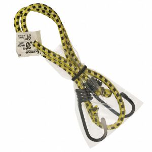 KEEPER 06037 Bungee Cord, Multicolored, Polypropylene, with S-Hooks, 36 Inch Bungee Length | CF2NNZ 55JF76
