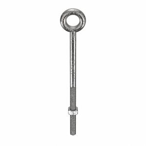 KEN FORGING N2002-SS-6 Eye Bolt, Without Shoulder, Stainless Steel, 5/16-18 Thread Size, 6 Inch Length | AC9ZVN 3LVU1