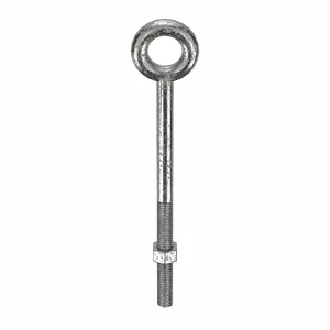 KEN FORGING N2003-SS-6 Eye Bolt, Without Shoulder, Stainless Steel, 3/16-16 Thread Size, 6 Inch Length | AC9ZVP 3LVU2