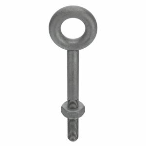 KEN FORGING N2012-8 Eye Bolt, Without Shoulder, Hot Dipped Galvanised, 1-1/4-7 Thread Size, 8 Inch Length | AC9TWP 3JWZ4