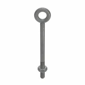 KEN FORGING N2012-18 Eye Bolt, Without Shoulder, Hot Dipped Galvanised, 1-1/4-7 Thread Size, 18 Inch Length | AC9TWR 3JWZ6