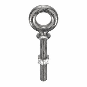 KEN FORGING N2022-SS-2-1/4 Eye Bolt, With Shoulder, Stainless Steel, 5/16-18 Thread Size, 3-3/4 Inch Length | AD3HJH 3ZHF9