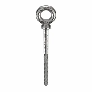 KEN FORGING N2022-SS-4-1/4 Eye Bolt, With Shoulder, Stainless Steel, 5/16-18 Thread Size, 5-3/4 Inch Length | AD3HJJ 3ZHG1