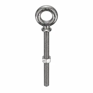 KEN FORGING N2023-316SS-4-1/2 Eye Bolt, 1,200 Lb Working Load, Stainless Steel, 3/8-16 Thread Size | CG8WNQ 19L196