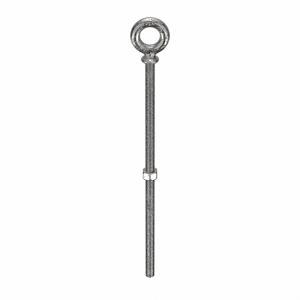 KEN FORGING N2023-SS-10 Eye Bolt, With Shoulder, Stainless Steel, 3/8-16 Thread Size, 11.80 Inch Overall Length | AC9ZYE 3LWC4