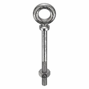 KEN FORGING N2023-SS-4-1/2 Eye Bolt, With Shoulder, Stainless Steel, 3/8-16 Thread Size, 6-5/16 Inch Length | AD3HJL 3ZHG3