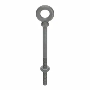 KEN FORGING N2023-6 Eye Bolt, With Shoulder, Hot Dipped Galvanised, 3/8-16 Thread Size, 6 Inch Length | AC9ZWG 3LVX9