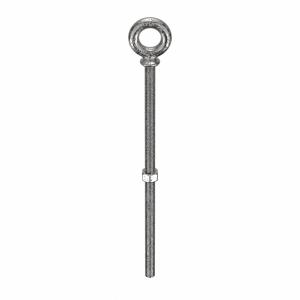 KEN FORGING N2025-SS-12 Eye Bolt, With Shoulder, Stainless Steel, 1/2-13 Thread Size, 14.31 Inch Overall Length | AC9ZYF 3LWC5