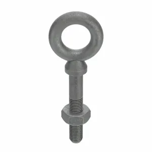 KEN FORGING N2028-4 Eye Bolt, With Shoulder, Hot Dipped Galvanised, 3/4-10 Thread Size, 4 Inch Length | AC9ZWT 3LVZ1