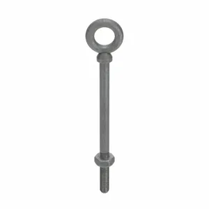 KEN FORGING N2029-12 Eye Bolt, With Shoulder, Hot Dipped Galvanised, 7/8-9 Thread Size, 12 Inch Length | AC9ZXB 3LVZ9