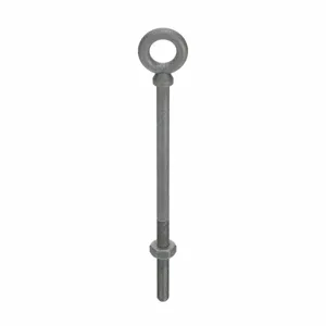 KEN FORGING N2034-12 Eye Bolt, With Shoulder, Hot Dipped Galvanised, 1-1/2-6 Thread Size, 12 Inch Length | AC9ZYA 3LWA9