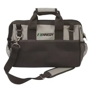 KENNEDY 1508TB Tool Bag Hand Carry With Zipper, 15 Inch Brown Wrinkle | CD4MYJ