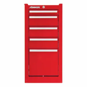 KENNEDY 185XR Side Cabinet, 13 5/8 Inch Overall Width, 18 Inch Overall Depth, Powder Coated Red | CD4MVK