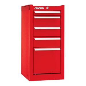 KENNEDY 205XR Hang-On Cabinet 20 Inch, Industrial Red, 5 Drawers | CD4MVQ