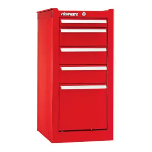 KENNEDY 205XR Hang-On Cabinet 20 Inch, Industrial Red, 5 Drawers | CD4MVQ