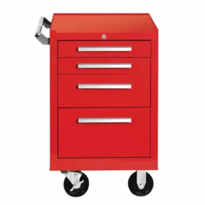 KENNEDY 21040XR Roller Cabinet, 21 Inch Size, 4-Drawer, Red | CJ6MPN